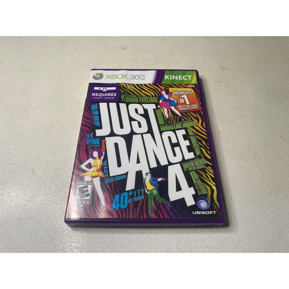 Just Dance 4 Xbox 360 Kinect Game Ubisoft Tested Working Complete